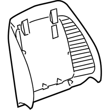 Cadillac 25939494 Seat Back Panel