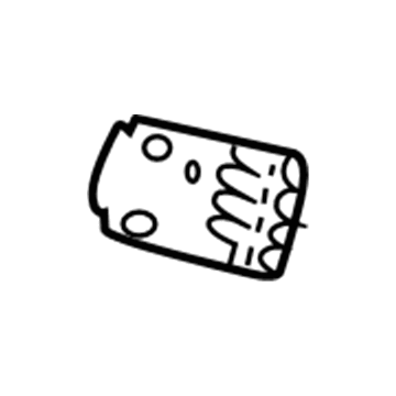 GM 23205401 Reinforcement, Driver Side GM 23205401 Reinforcement, Driver Side