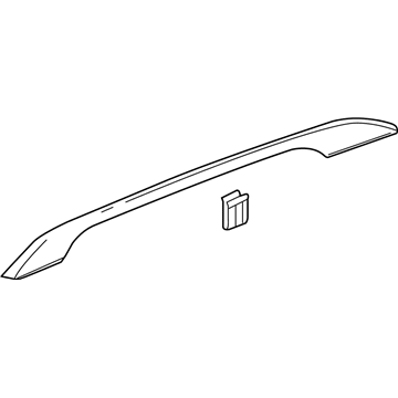 GM 20831891 Rail Cover, Black, Driver Side GM 20831891 Rail Cover, Black, Driver Side