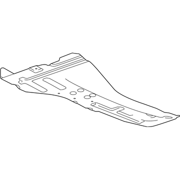 Chevy Cruze Fender Splash Shield - 95323227