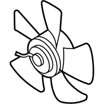 Chevy Aveo Fan Blade - 93740674