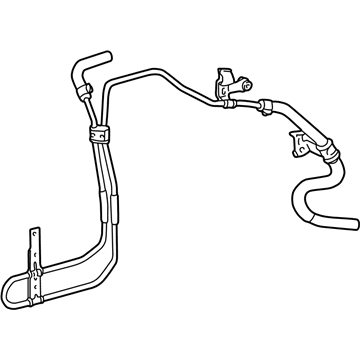 2004 Pontiac Vibe Power Steering Hose - 88971035