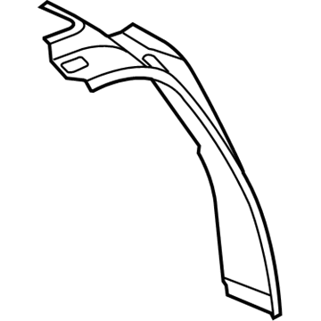 GM 25893161 Side Reinforcement, Rear Driver Side GM 25893161 Side Reinforcement, Rear Driver Side