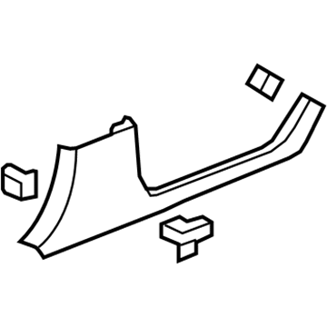 Hummer 94733300 Rear Sill Plate