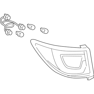 2017 Chevy Traverse Tail Light - 84266020