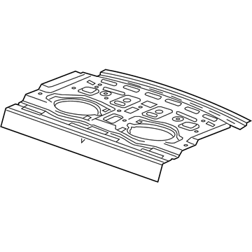 Buick 20986284 Package Tray