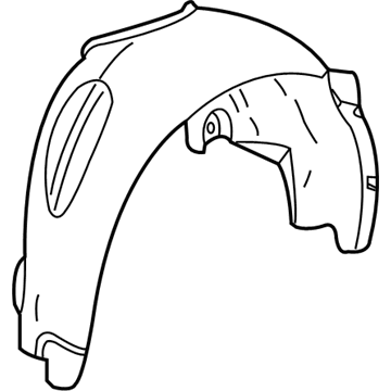 Pontiac Fender Splash Shield - 10344813