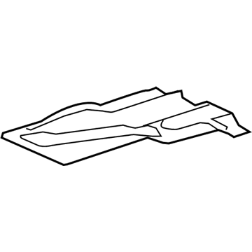 Cadillac Exhaust Heat Shield - 22869576