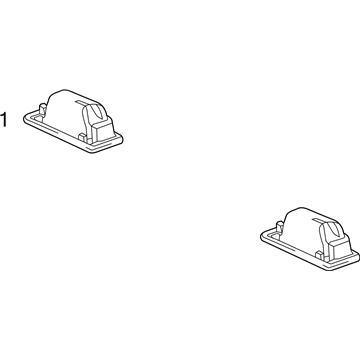 Buick 13502178 License Lamp