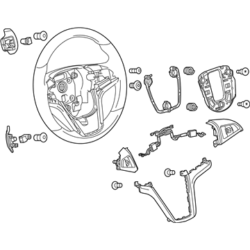 2012 Chevy Camaro Steering Wheel - 22790895