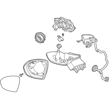 2022 Buick Envision Side View Mirrors - 84886962