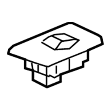 GM 22824622 Switch Bezel, Passenger Side, Carbon