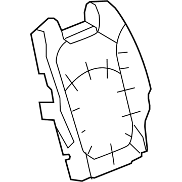 Chevy 22775892 Seat Back Pad
