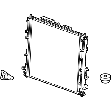 2012 Cadillac CTS Radiator - 20983746