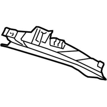 Pontiac 88973425 Head Air Bag Rear Bracket