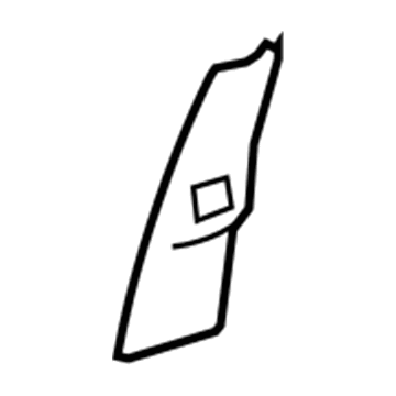 GM 20937902 Seat Belt Cover, Titanium, Driver Side GM 20937902 Seat Belt Cover, Titanium, Driver Side