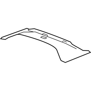 GM 25836801 Rear Headliner, Gray GM 25836801 Rear Headliner, Gray