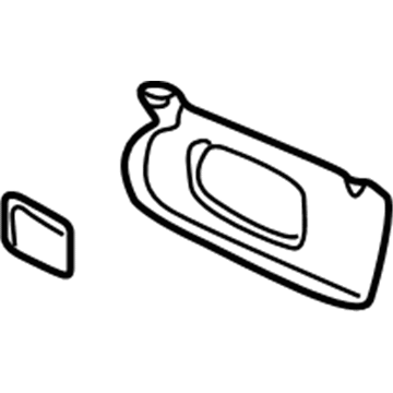 Buick 15807609 Sunvisor