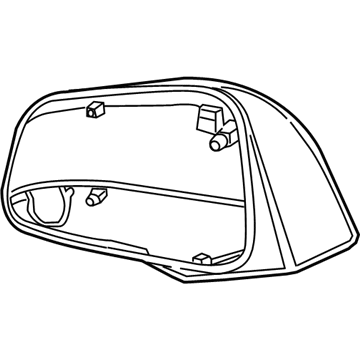 Buick Mirror Cover - 42492885