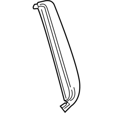 GM 87849116 Applique, Black, Rear Driver Side