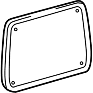 Buick 89039832 Seat Back Panel