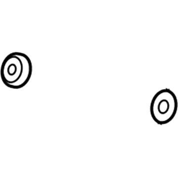 Buick 19207765 Center Belt Assembly Button