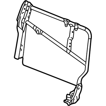Saturn 15288859 Seat Back Frame