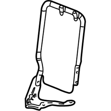 Saturn 22726006 Seat Back Frame