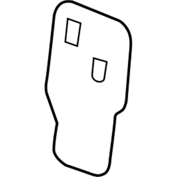 GM 15288854 Seat Back Panel, Rear Passenger Side