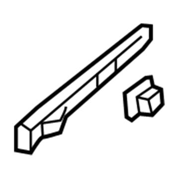 Chevy 42506860 Cowl Grille Side Extension