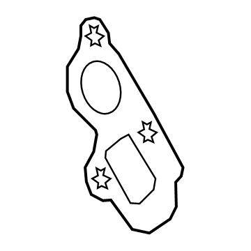 GMC Water Pump Gasket - 12682391