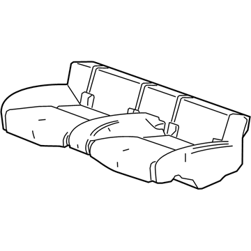 2012 Chevy Camaro Seat Cushion Pad - 92230567