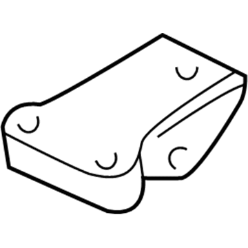 Chevy 10262701 Trailing Arm Bracket