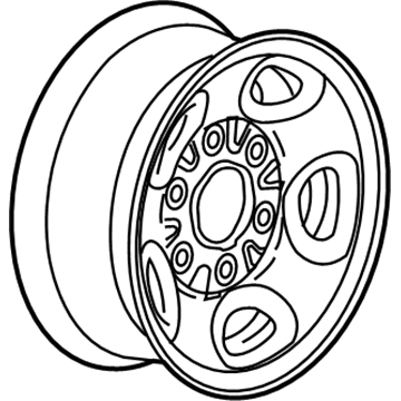 GMC Sierra 3500 HD Spare Wheel - 9597724