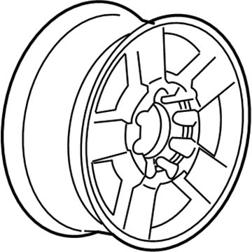 GMC Sierra 3500 HD Spare Wheel - 84711930