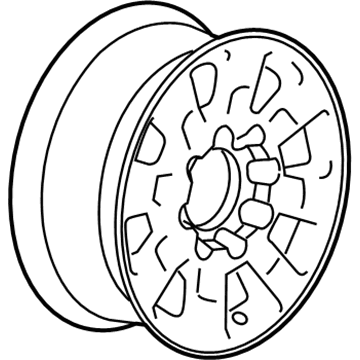 GMC Sierra 3500 HD Spare Wheel - 9597736