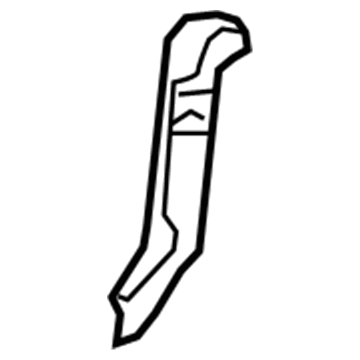 GM 84139568 Frame Cover, Black, Rear Passenger Side