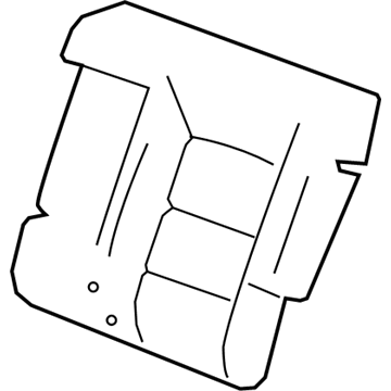 GM 84555232 Seat Back Cover, Jet Black, Rear GM 84555232 Seat Back Cover, Jet Black, Rear