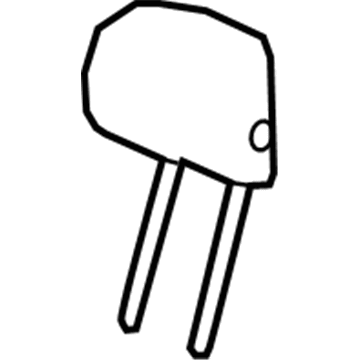 GM 84835331 Headrest, Jet Black