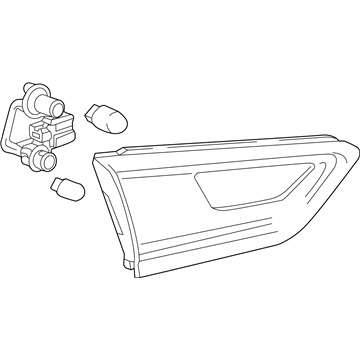 2016 Chevy Malibu Tail Light - 84130996