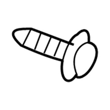 Pontiac 11900481 Lower Trim Bolt