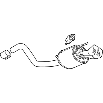 Cadillac Muffler - 87824235