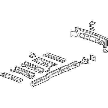 Pontiac 15218727 Rear Frame Assembly