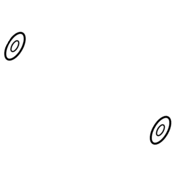 GM 19167704 Floor Cover Retainer, Front GM 19167704 Floor Cover Retainer, Front