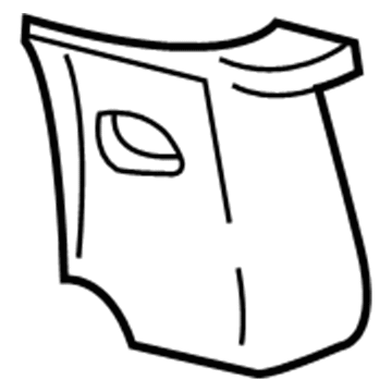 GM 10390939 Pillar Trim, Passenger Side GM 10390939 Pillar Trim, Passenger Side