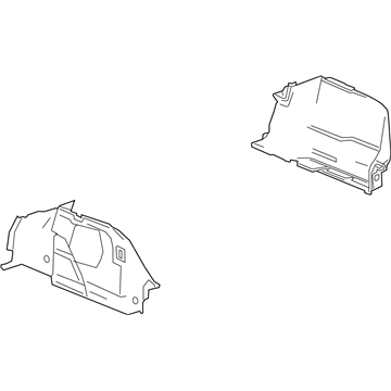 GM 84175596 Trunk Side Trim, Rear Passenger Side GM 84175596 Trunk Side Trim, Rear Passenger Side