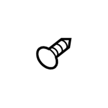 Cadillac 01605396 Upper Baffle Lower Retainer