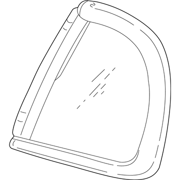 Chevy 15837044 Quarter Glass