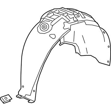 Chevy Bolt EV Fender Splash Shield - 42821508