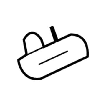 GMC 22898826 Windshield Pillar Trim Plug